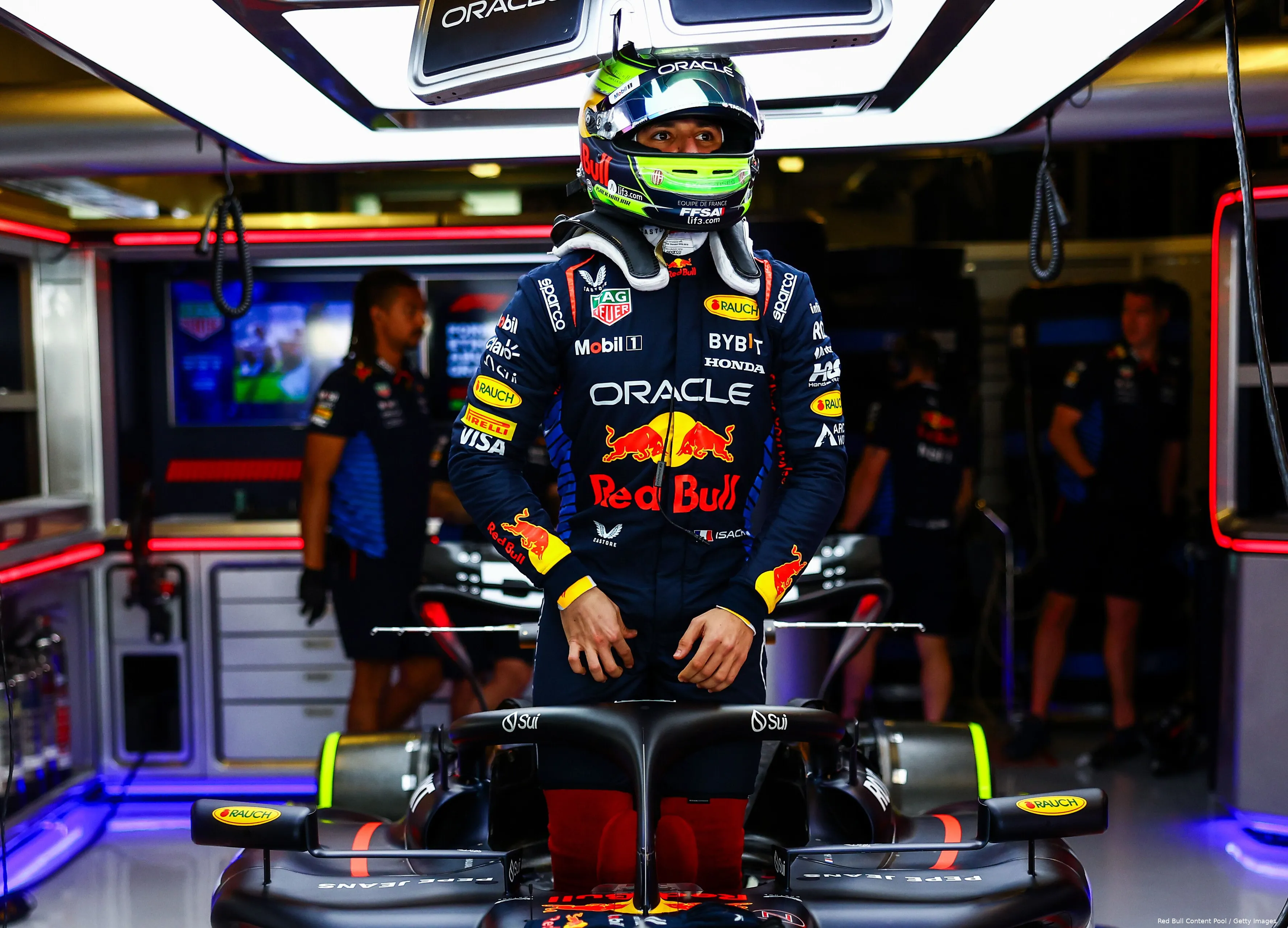 isack hadjar red bull racing abu dhabi vrijdag rb20 7