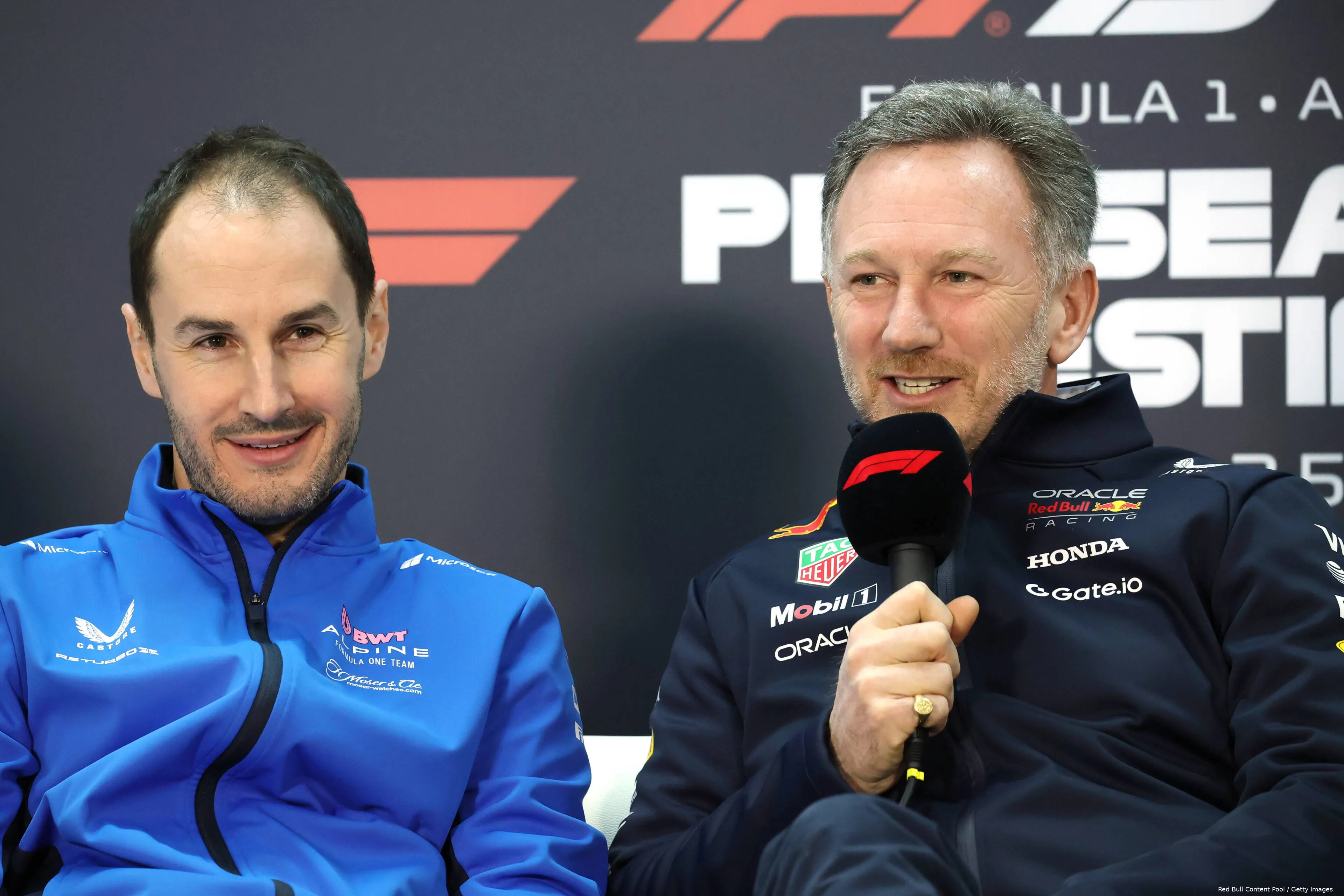 christian horner red bull racing 2025 test 1 oliver oakes