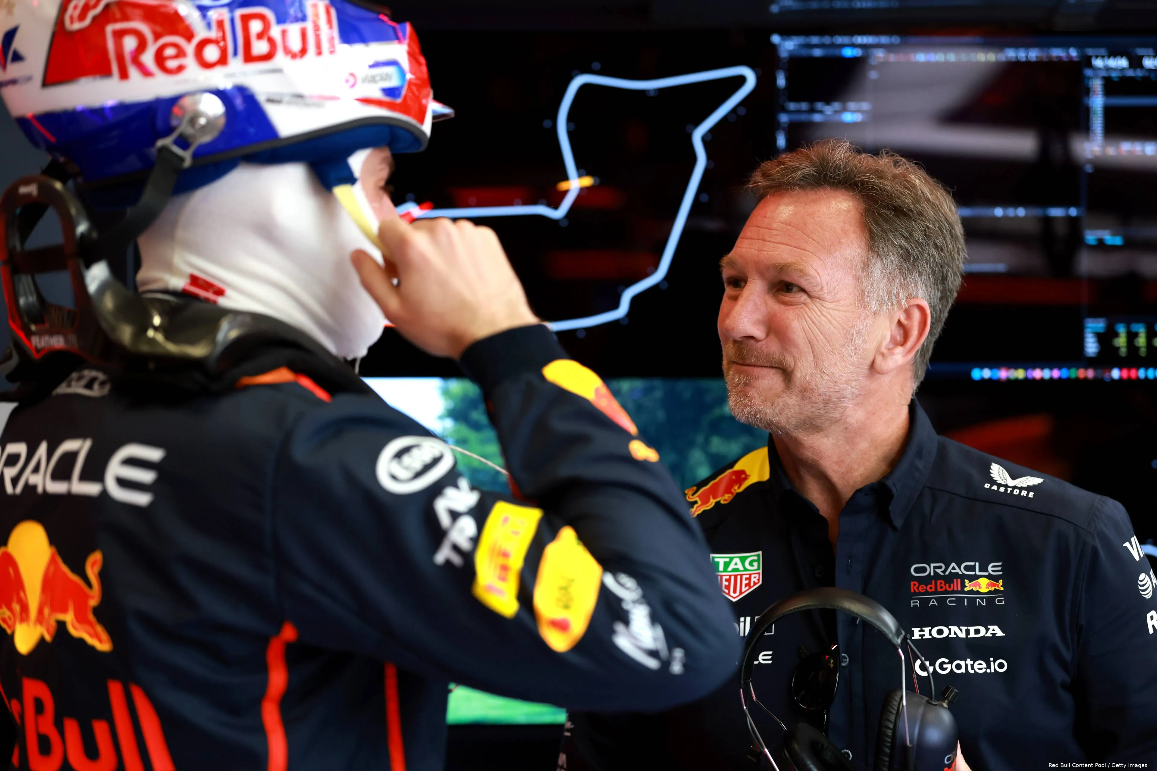 max verstappen christian horner red bull racing 2025 emilia romagna zondag