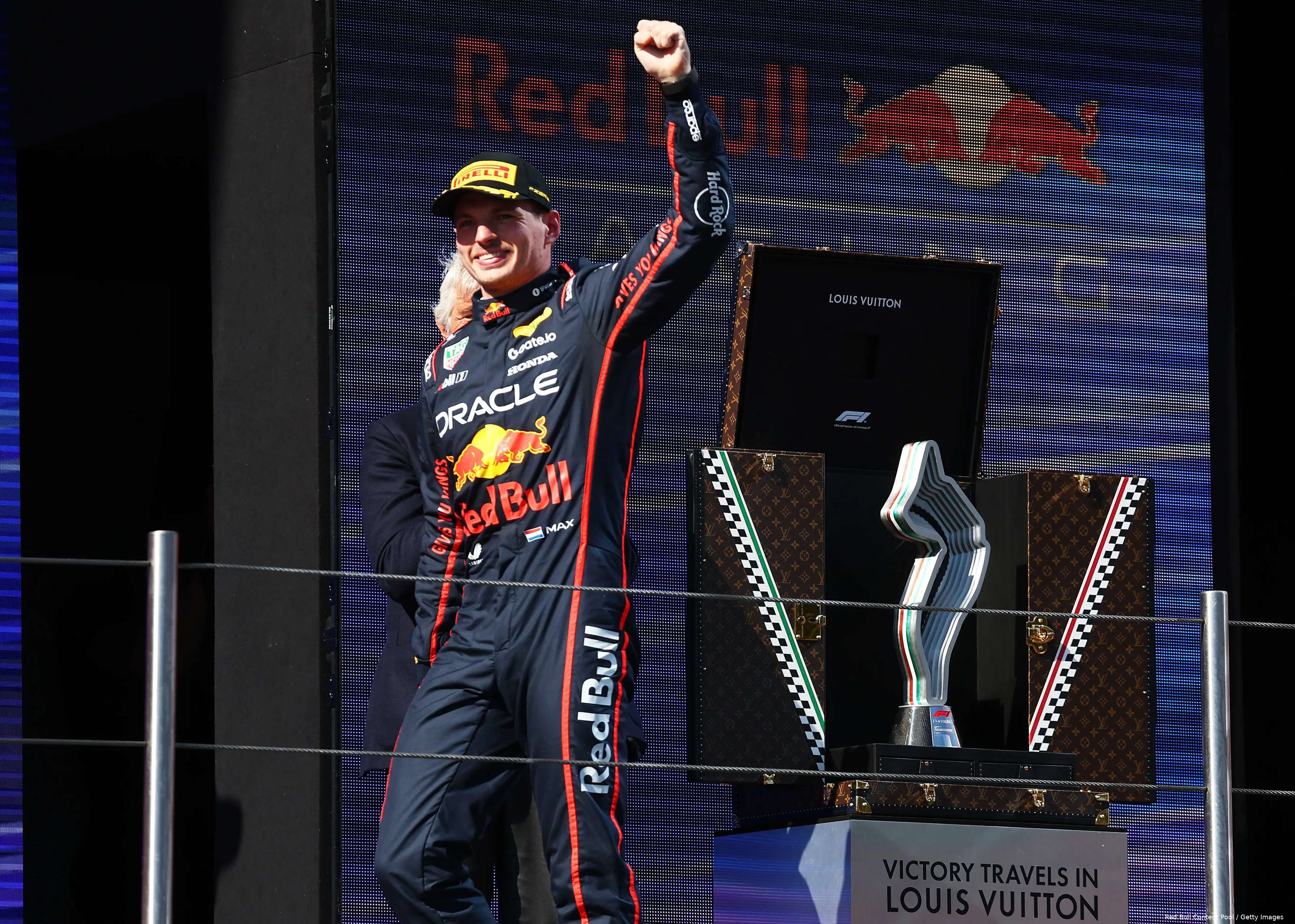 max verstappen red bull racing 2025 emilia romagna zondag race overwinning podim