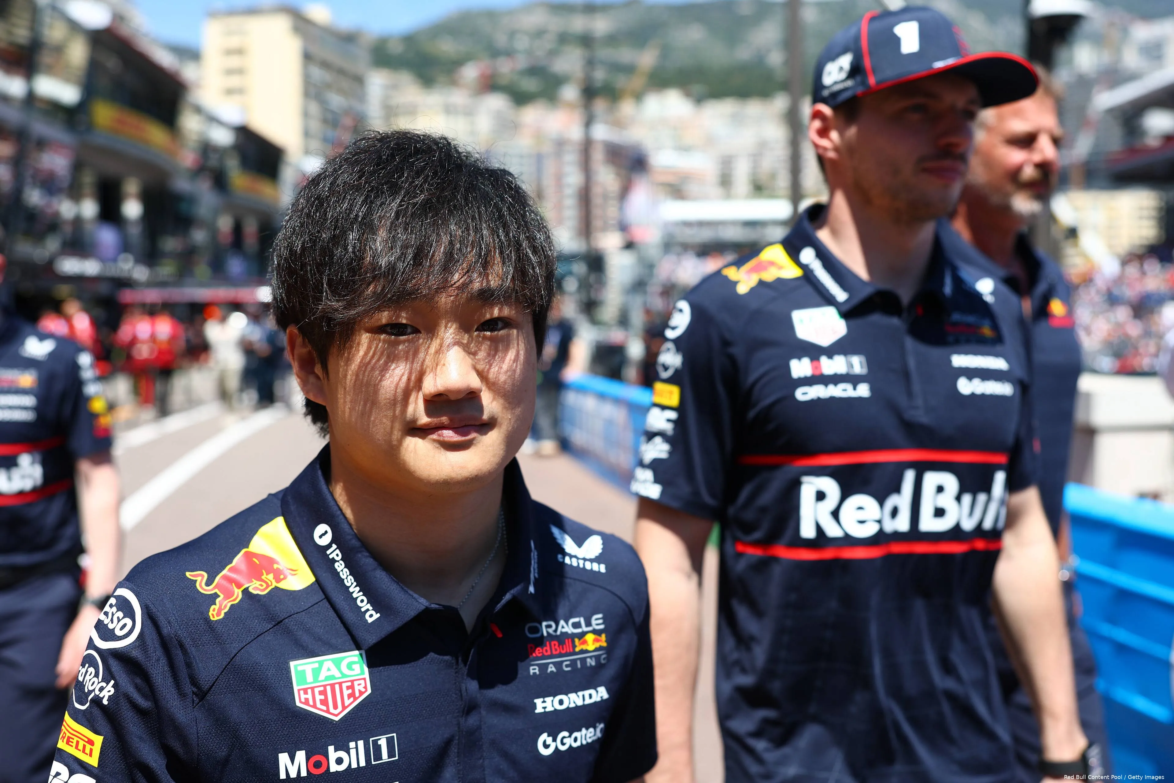 yuki tsunoda max verstappen red bull racing 2025 monaco zondag