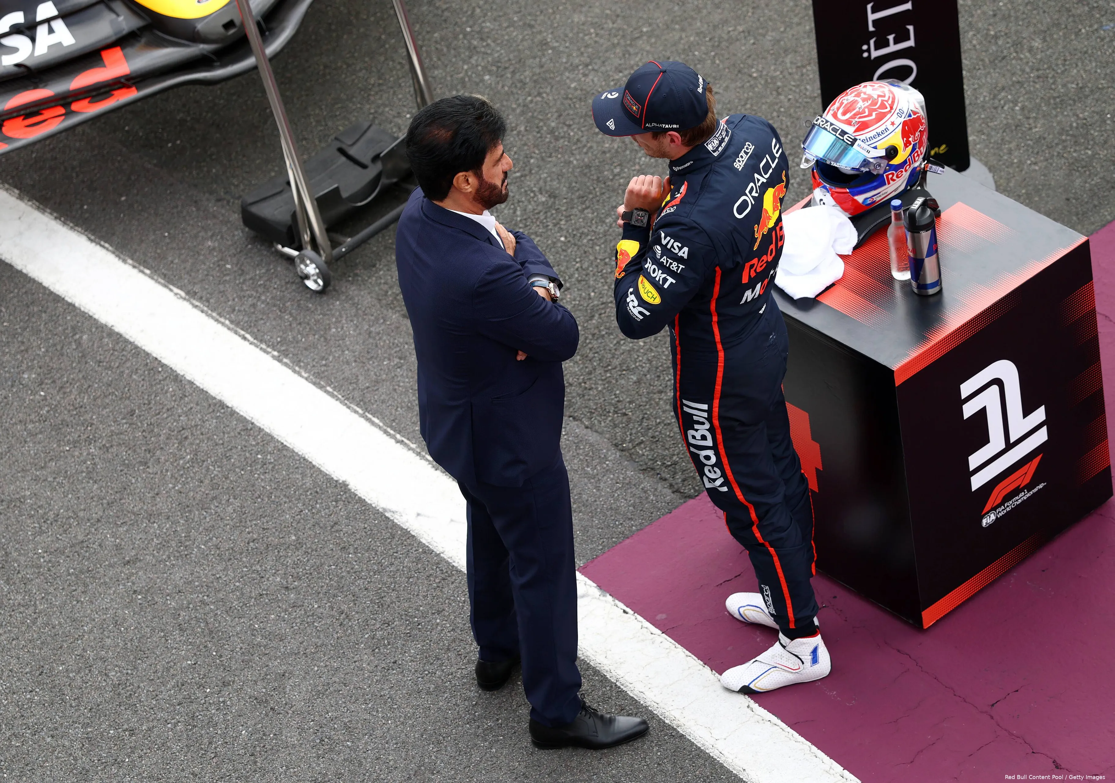 max verstappen red bull racing mohammed ben sulayem fia silverstone groot brittannie 2025 1