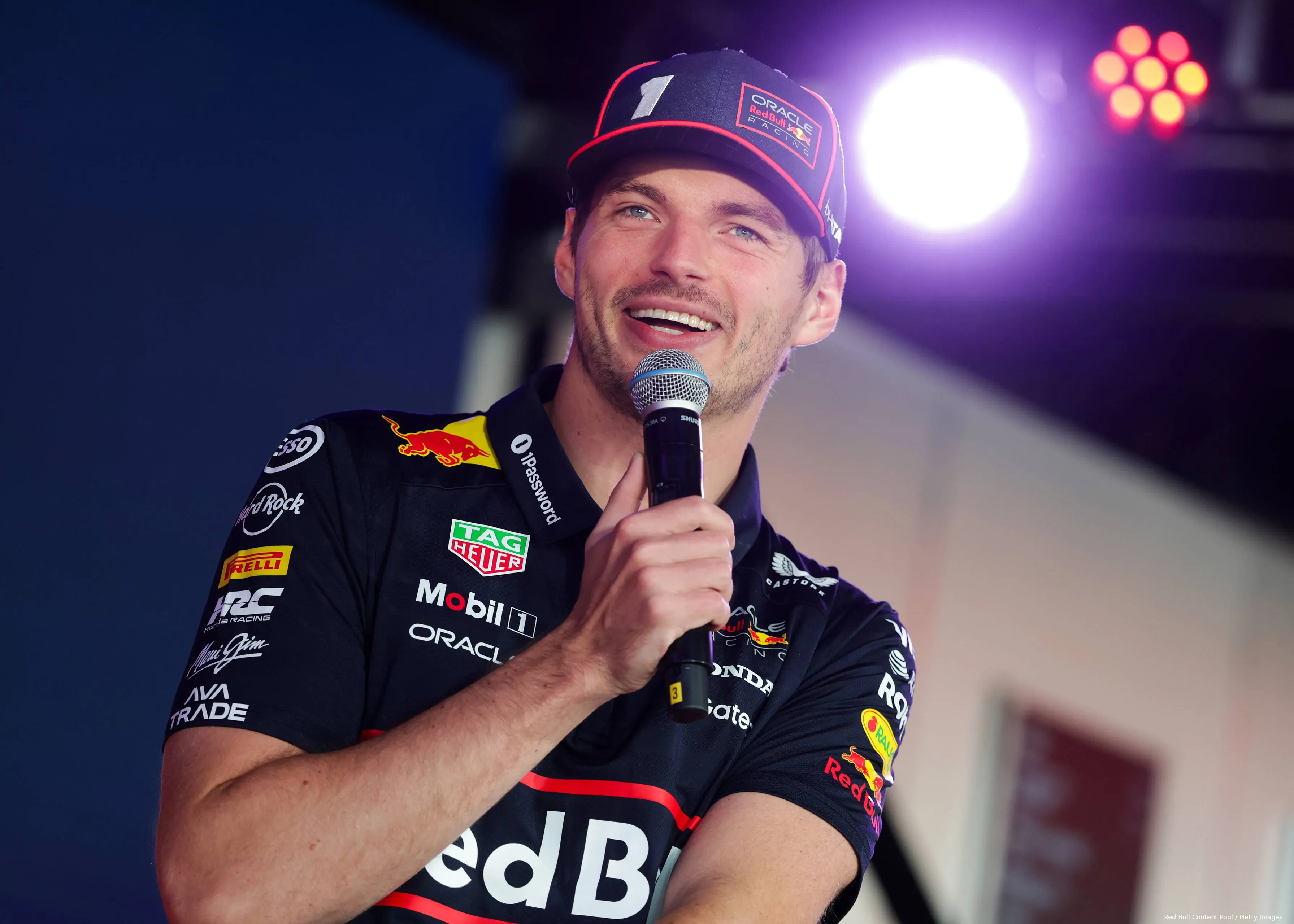 max verstappen silverstone donderdag 2025 1 lach
