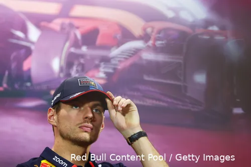 Verstappen kreeg een taakstraf na het gebruiken van een scheldwoord in de persconferentie.