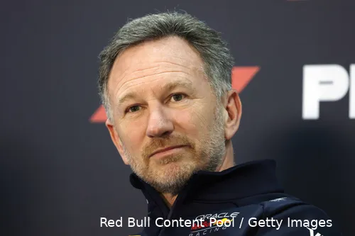 christian horner red bull racing 2025 test 1