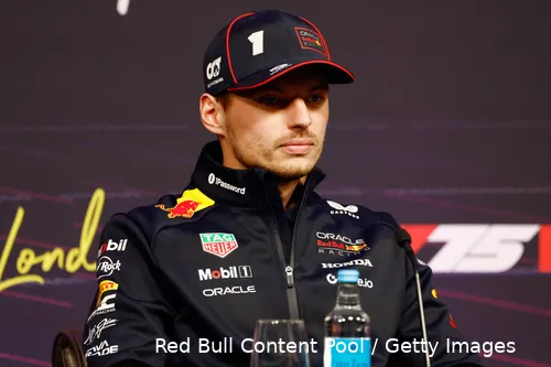 londen 2025 launch event red bull racing max verstappen