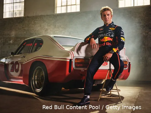 red bull racing launch 2025 o2 liam lawson 1