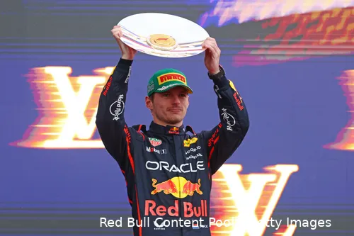 Verstappen was tevreden met het resultaat.