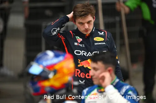max verstappen red bull racing china rb21 zondag 1 isack hadjar 1
