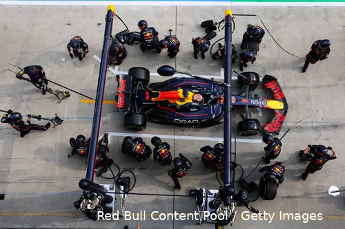 <i>Mogelijk staan er weer pitstoptrainingen te wachten op de monteurs van Red Bull Racing.&nbsp;</i>