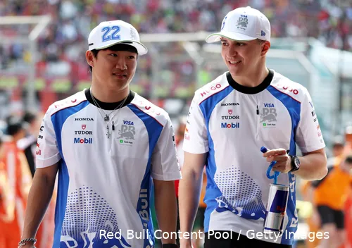 yuki tsunoda isack hadjar laurent mekies racing bulls china 2025 2