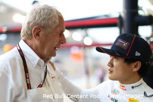 yuki tsunoda bahrein 2025 vrijdag 1 helmut marko