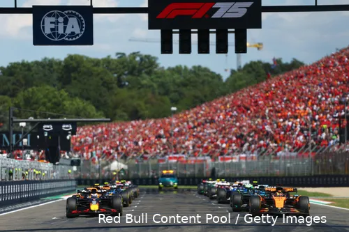 formule 1 start 2025 grand prix emilia romagna grid