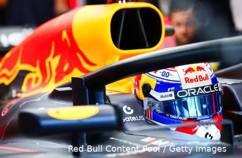 max verstappen helm red bull racing 2025 miami vrije training vrijdag