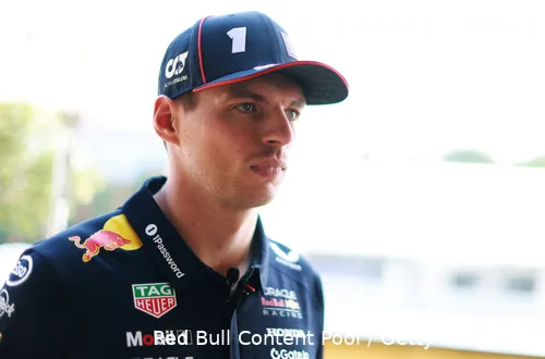 <i>Verstappen toonde in eerste instantie geen spijt.</i>