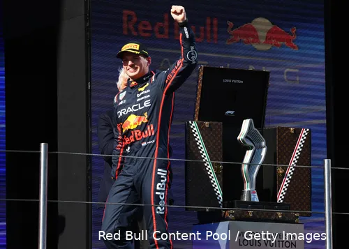 max verstappen red bull racing 2025 emilia romagna zondag race overwinning podim