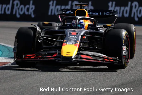 max verstappen red bull racing miami 2025 vrijdag sprintkwalificatie 1