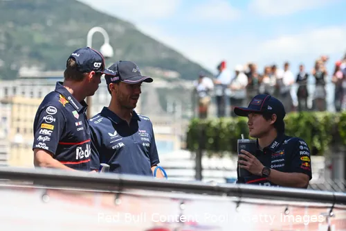 pierre gasly alpine yuki tsunoda max verstappen red bull racing 2025 monaco zondag