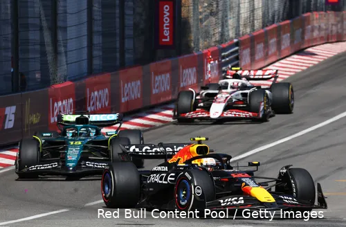 yuki tsunoda red bull racing lance stroll aston martin oliver bearman haas 2025 monaco race zondag