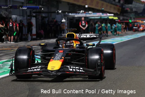 <i>Verstappen had in Q2 twee sets van de zachte banden nodig.</i>