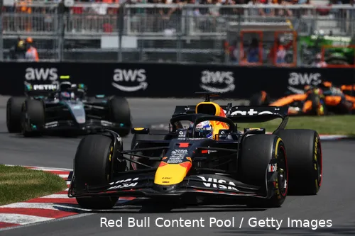 De eerste stint was een lastige stint voor Verstappen.