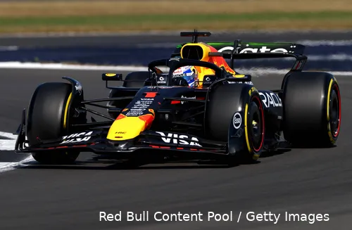 max verstappen rb21 red bull racing 2025 groot brittannie silverstone vrijdag training 1