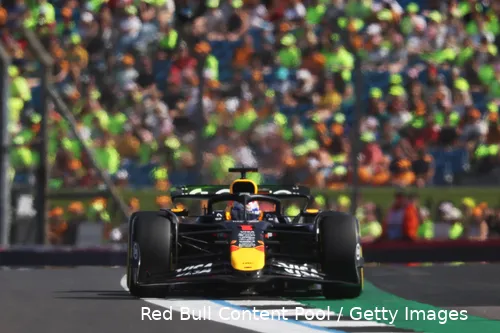 max verstappen rb21 red bull racing vrijdag training silverstone groot brittannie 2025
