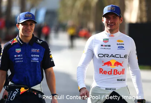 max-verstappen-isack-hadjar-red-bull-racing-wintertest-bahrein-2026-1