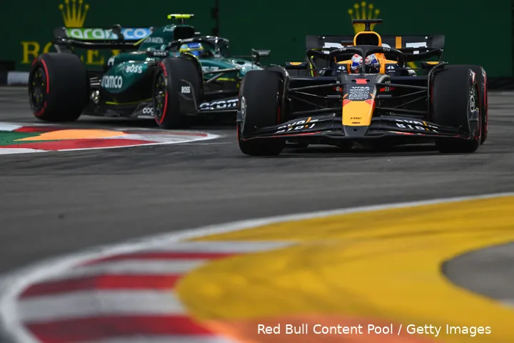 max verstappen rb20 red bull racing singapore zaterdag 1 fernando alonso