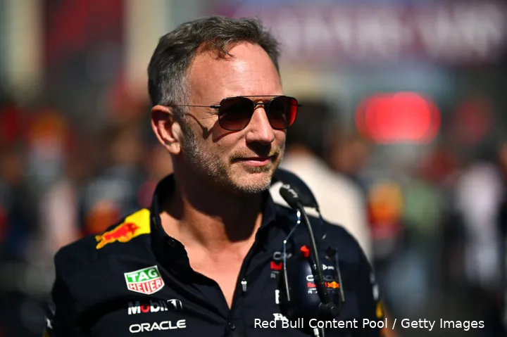 Christian Horner in Azerbeidzjan.