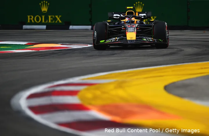 <i>Een slecht weekend vlak voor de herfststop kan Pérez misschien wel duur komen te staan.</i>