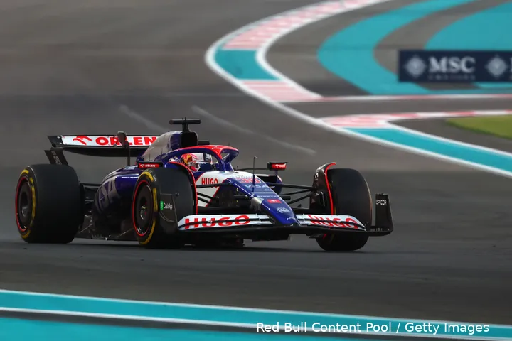 <i>Lawson zal het dit jaar op moeten nemen tegen Verstappen.</i>