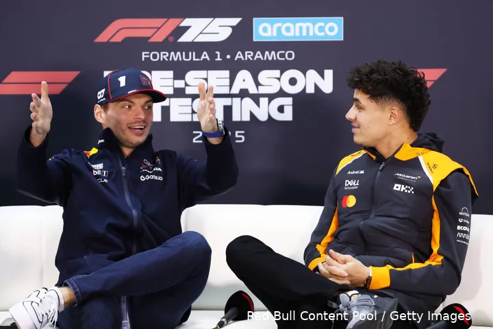 Herbert denkt dat Norris Verstappen dit jaar wel de baas zal zijn.