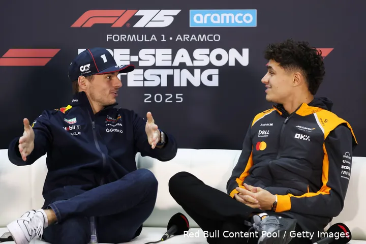 <i>Verstappen deed alles goed, bij Norris ging het helemaal mis.</i>