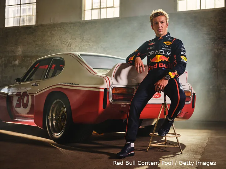 red bull racing launch 2025 o2 liam lawson 1