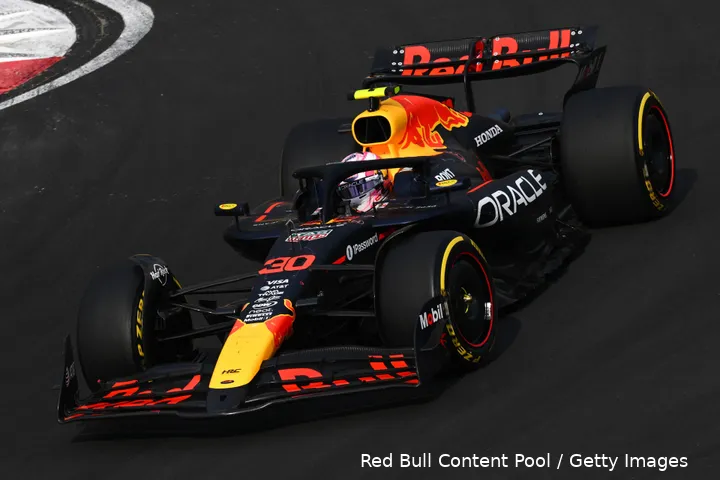 liam lawson red bull racing china rb21 zondag 14