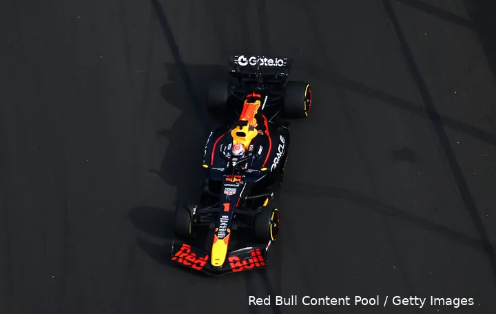 <i>De achterstand qua race pace bleek uiteindelijk heel groot voor Max Verstappen.&nbsp;</i>