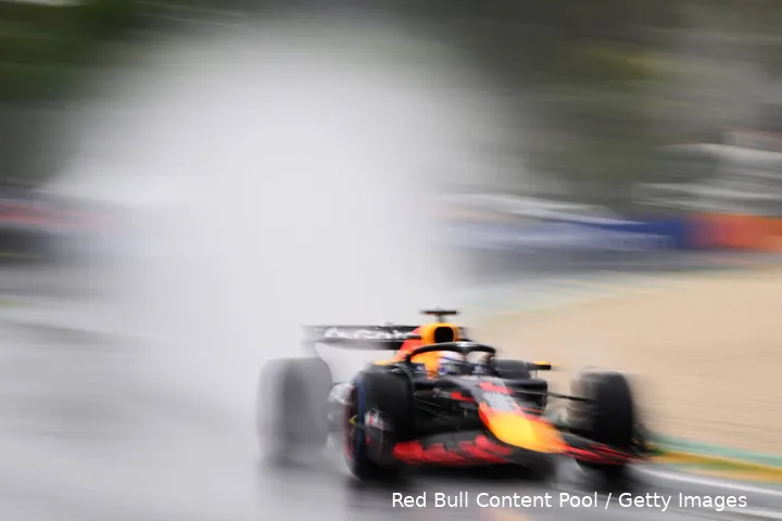 <i>Verstappen had het vizier wel op scherp staan.</i>