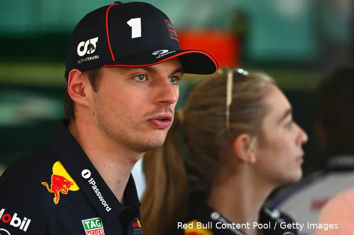 max verstappen zuur red bull china