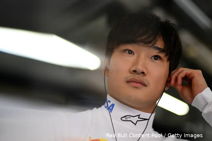 Tsunoda zal tijdens zijn thuisrace debuteren voor Red Bull.