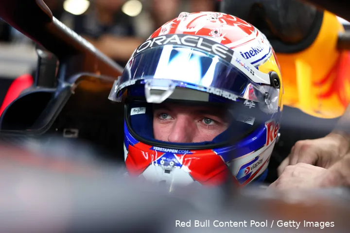 <i>Verstappen in Jeddah.</i>