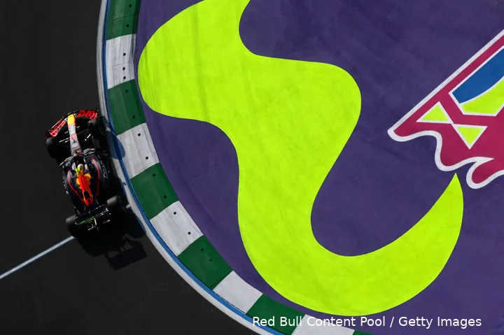 <i>Yuki Tsunoda in Jeddah.</i>