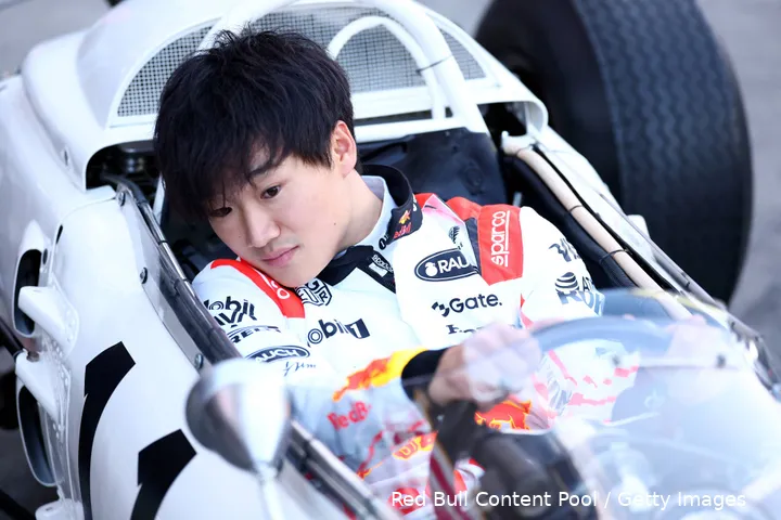 <i>Yuki Tsunoda is dit weekend de grote held van het Japanse publiek.</i>