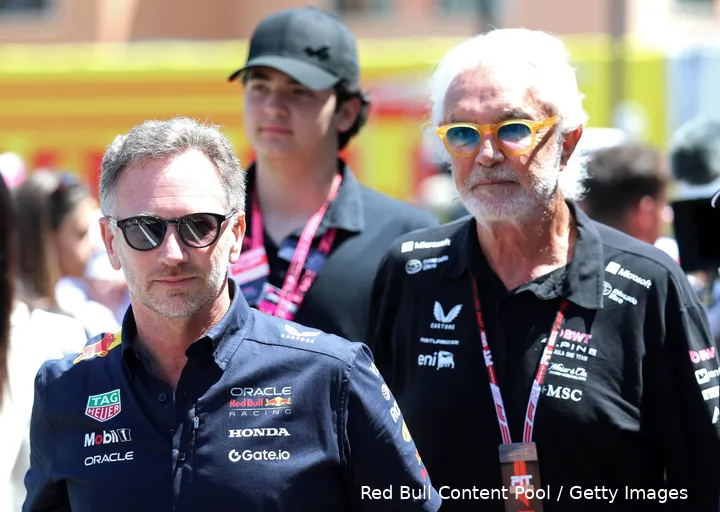 christian horner red bull racing flavio briatore alpine monaco 2025 zondag