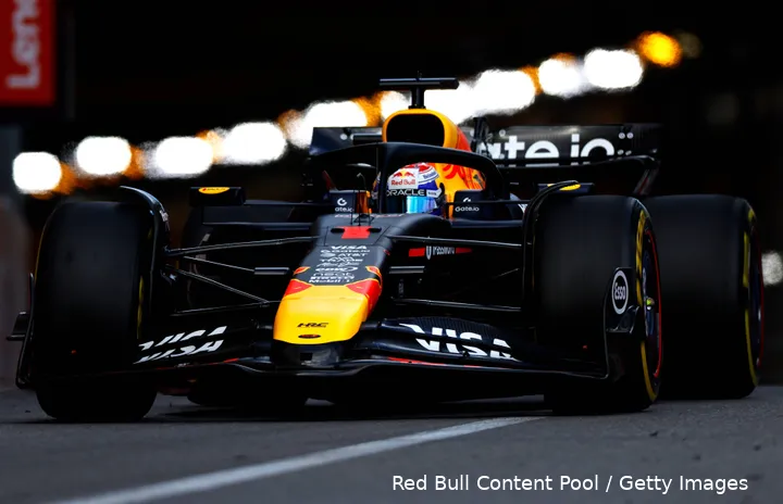 max verstappen rb21 red bull racing 2025 monaco vrijdag training 2