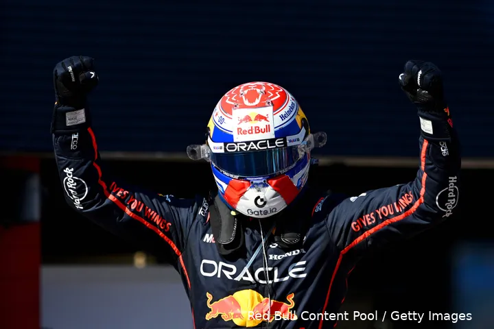max verstappen red bull racing 2025 emilia romagna zondag race overwinning 8