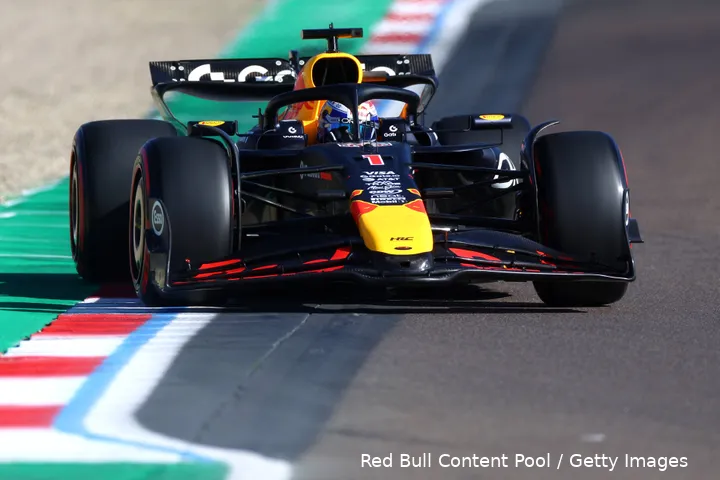 max verstappen red bull racing emilia romagna vrijdag training 2025 1