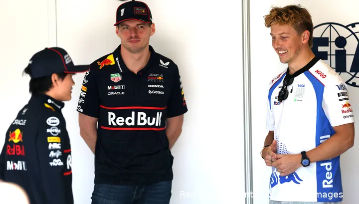 max verstappen yuki tsunoda red bull racing liam lawson racing bulls 2025 emilia romagna zondag
