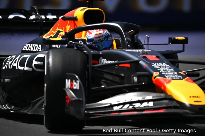 <i>Alleen Verstappen kan alles uit de RB21 halen.</i>