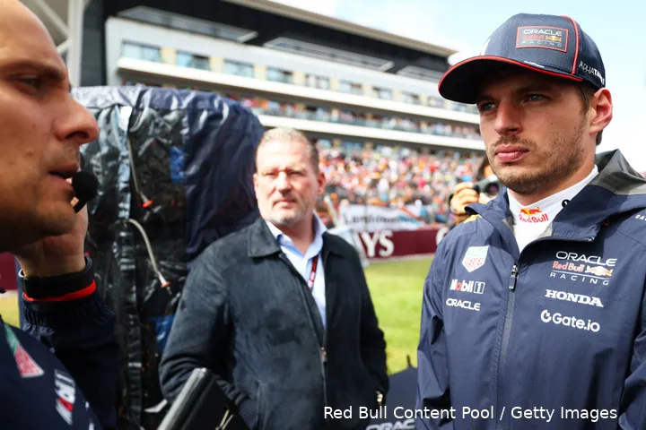 max verstappen jos gianpiero lambiase red bull racing zondag silverstone groot brittannie 2025